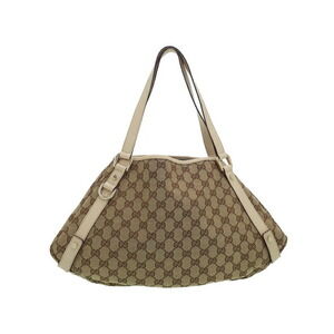 GUCCI Abbey Line GG Canvas Shoulder Tote Bag
